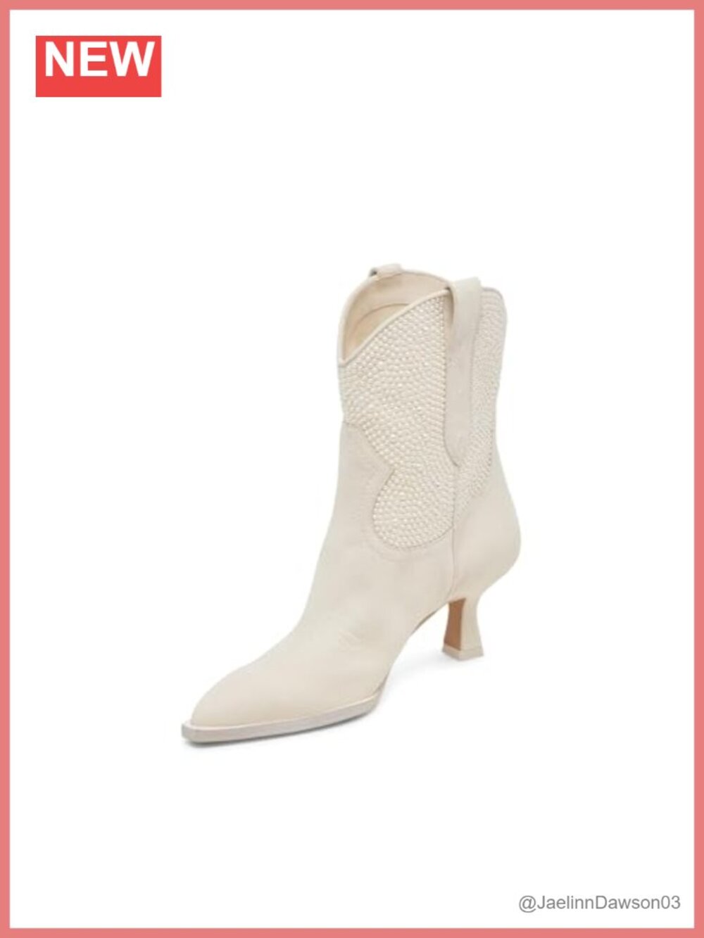 Pointed Toe Ankle Bootie with Block Heel
